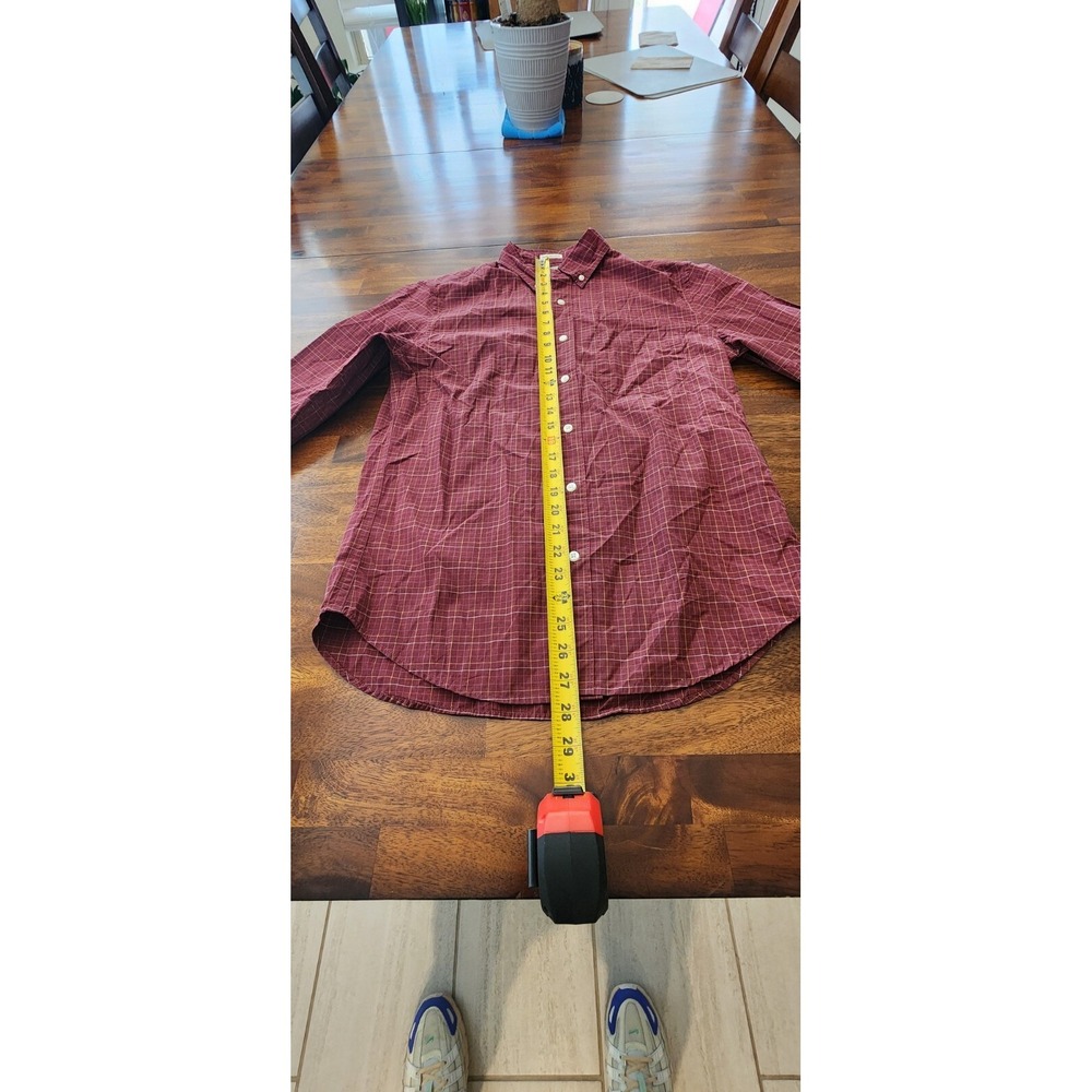 j crew slim small untucked shirt New W Tag Red. Bin 24 - Picture 6 of 10